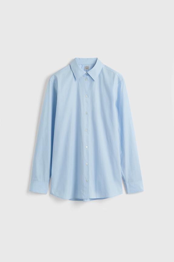 Toteme Classic Tumbled Shirt Sky-3